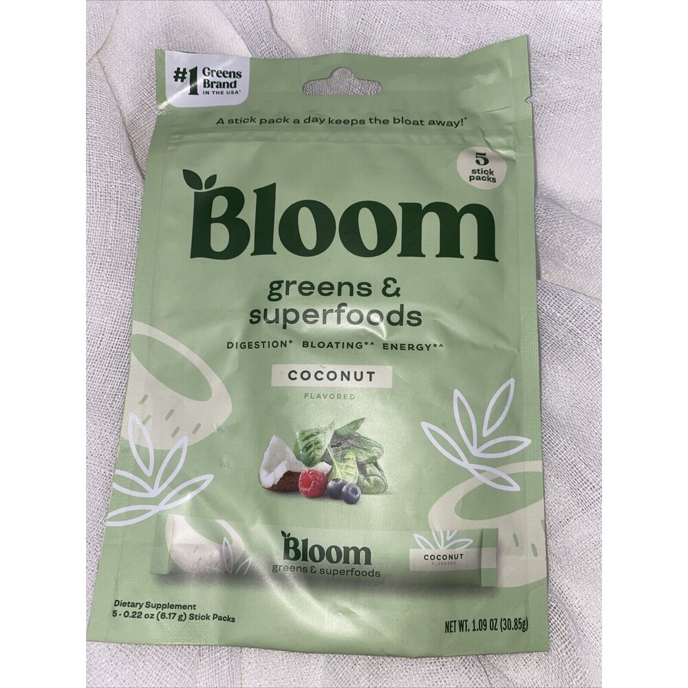 Bloom, 5 Stick Packs, NEW